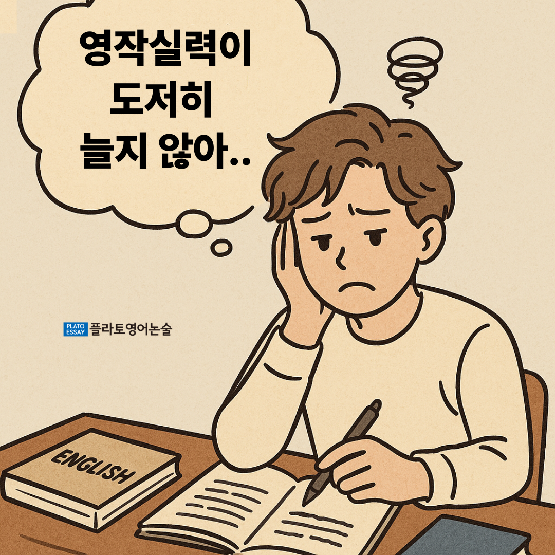 “영작 실력이 도무지 오르지 않아 고민이에요…”